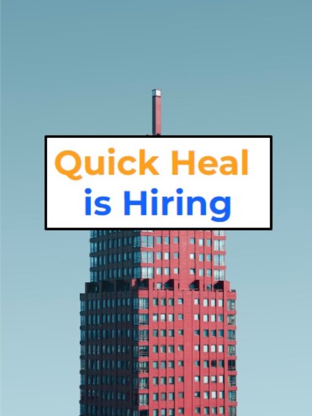 Quick Heal is Hiring QA Engineer 
