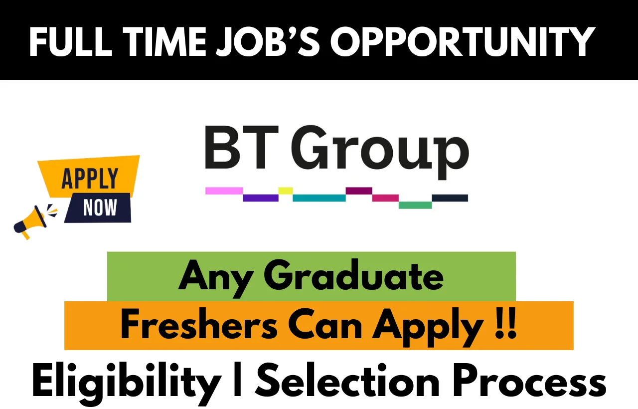 BT Group Hiring For 2024