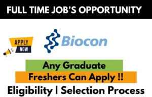 Biocon Hiring For 2024