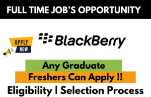 Blackberry Hiring For 2024