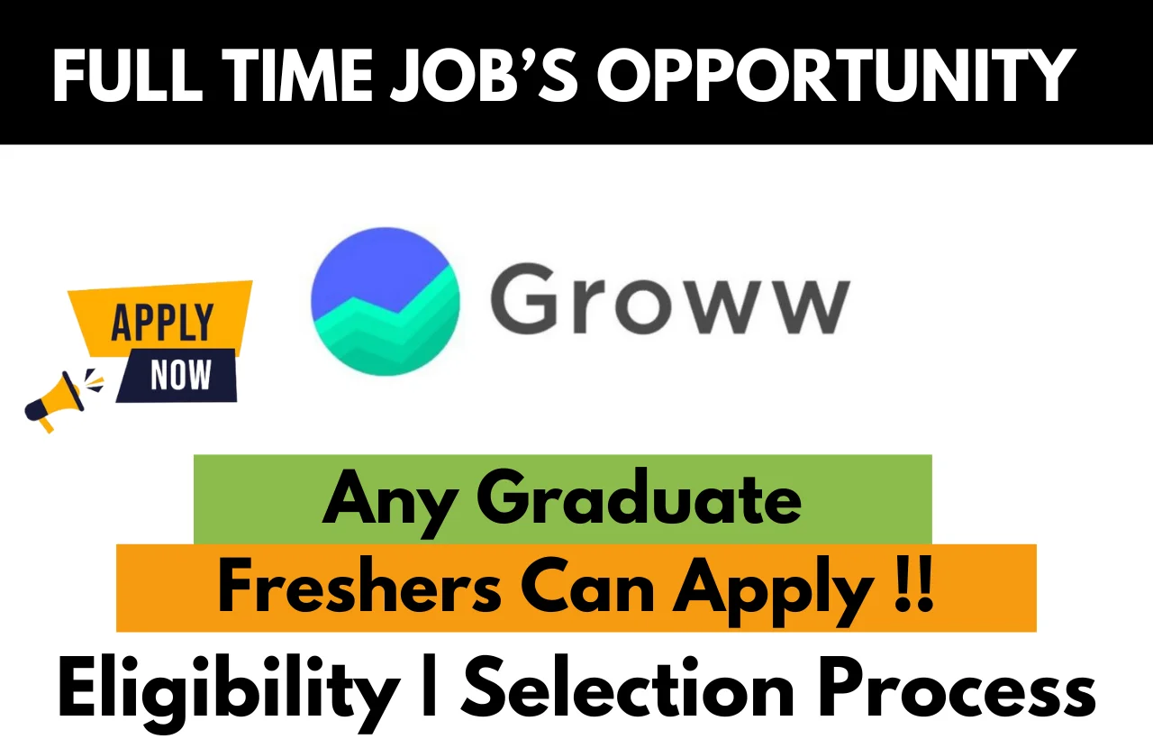 Groww Hiring For Work From Home