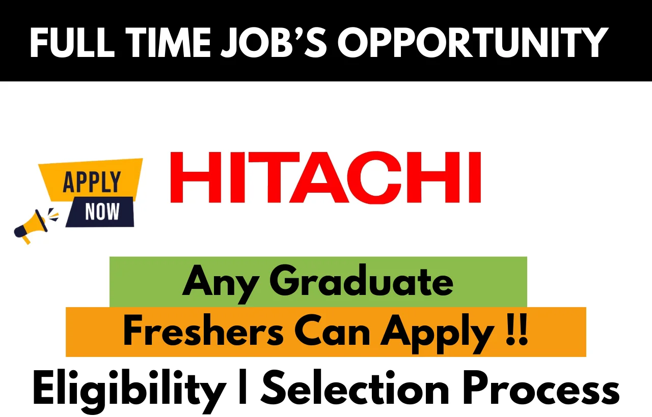 Hitachi Hiring For Work From Home