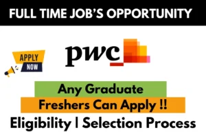 PwC Hiring For 2024