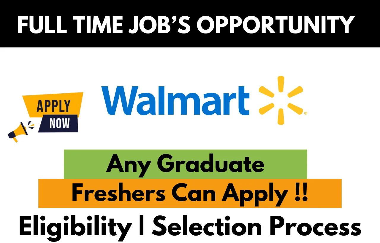 Walmart Hiring For 2024 Data Analyst, Data Analytics Apply Here