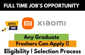 Xiaomi Hiring For 2024