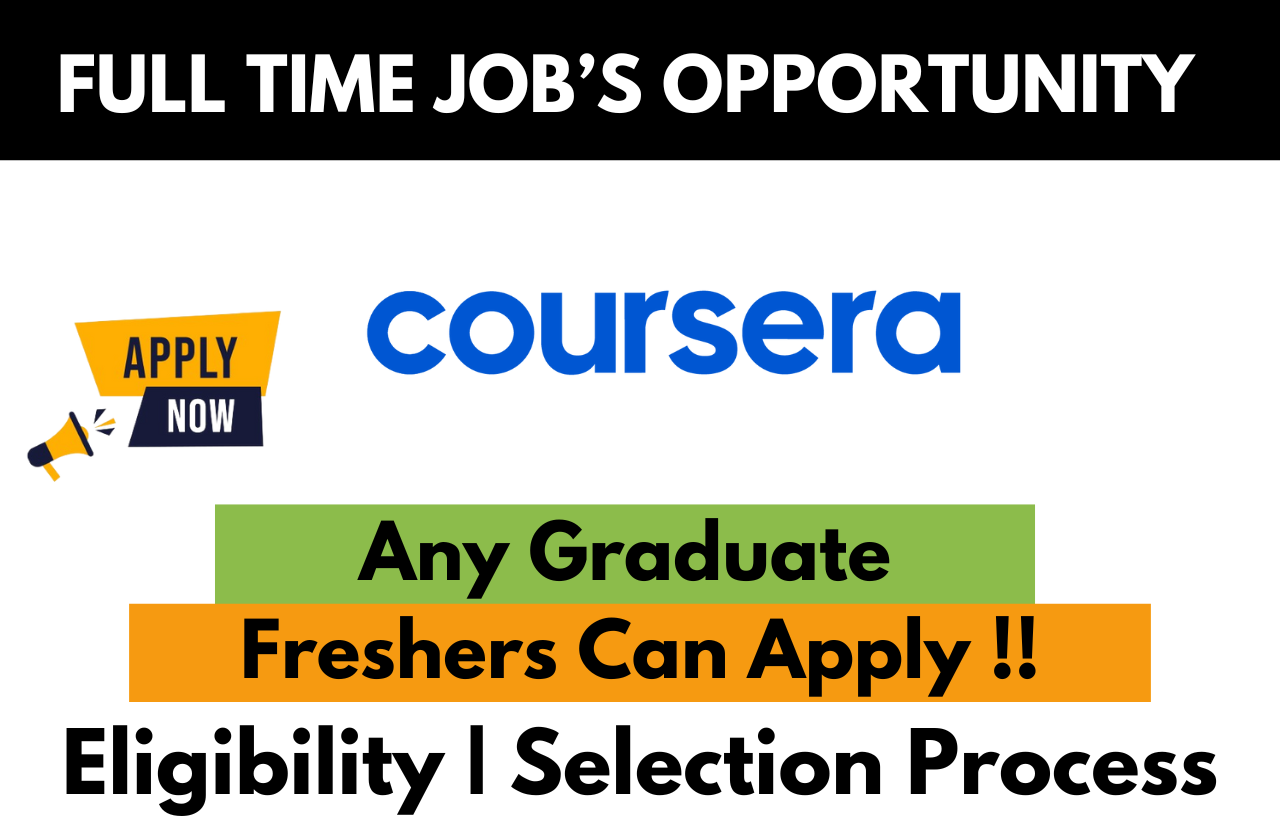 Coursera Hiring For Work From Home