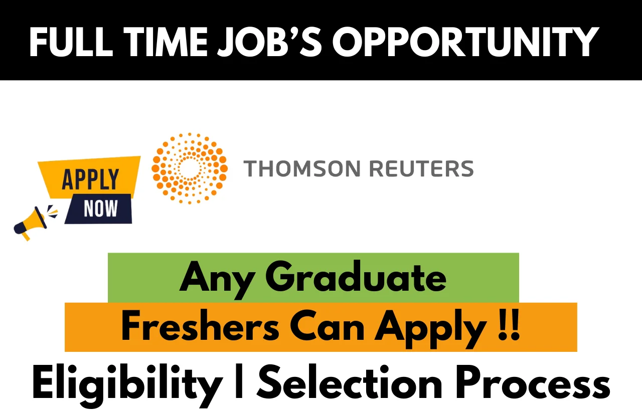 Thomson Reuters Hiring For 2024