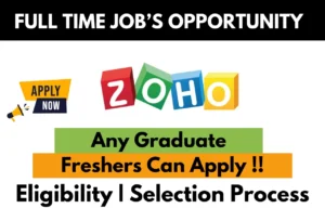 Zoho Hiring For 2024