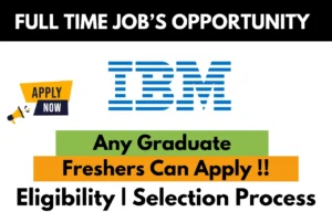 IBM Hiring For Work From Home