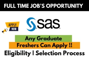 SAS Hiring For 2024