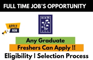 Cotton Corporation of india Recruitment Drive For 2024 