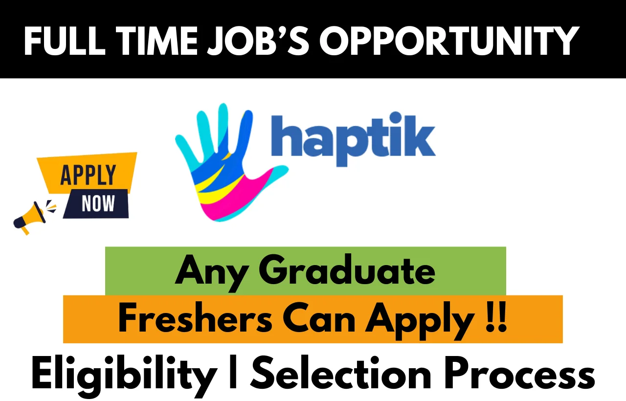 Haptik Hiring For Work From Home