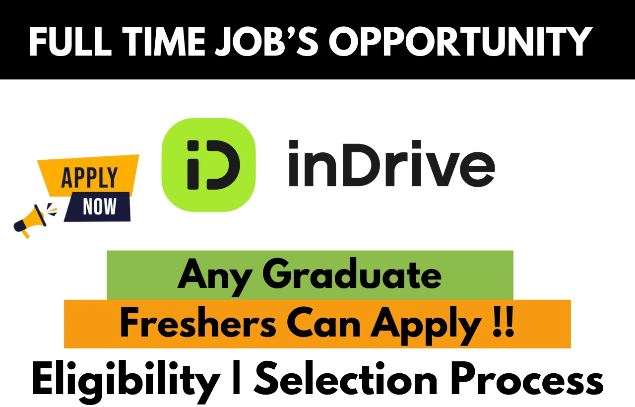 inDrive Hiring For Work From Home