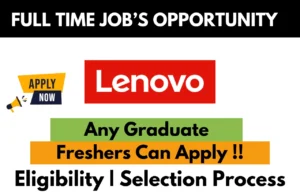 Lenovo Hiring For 2024