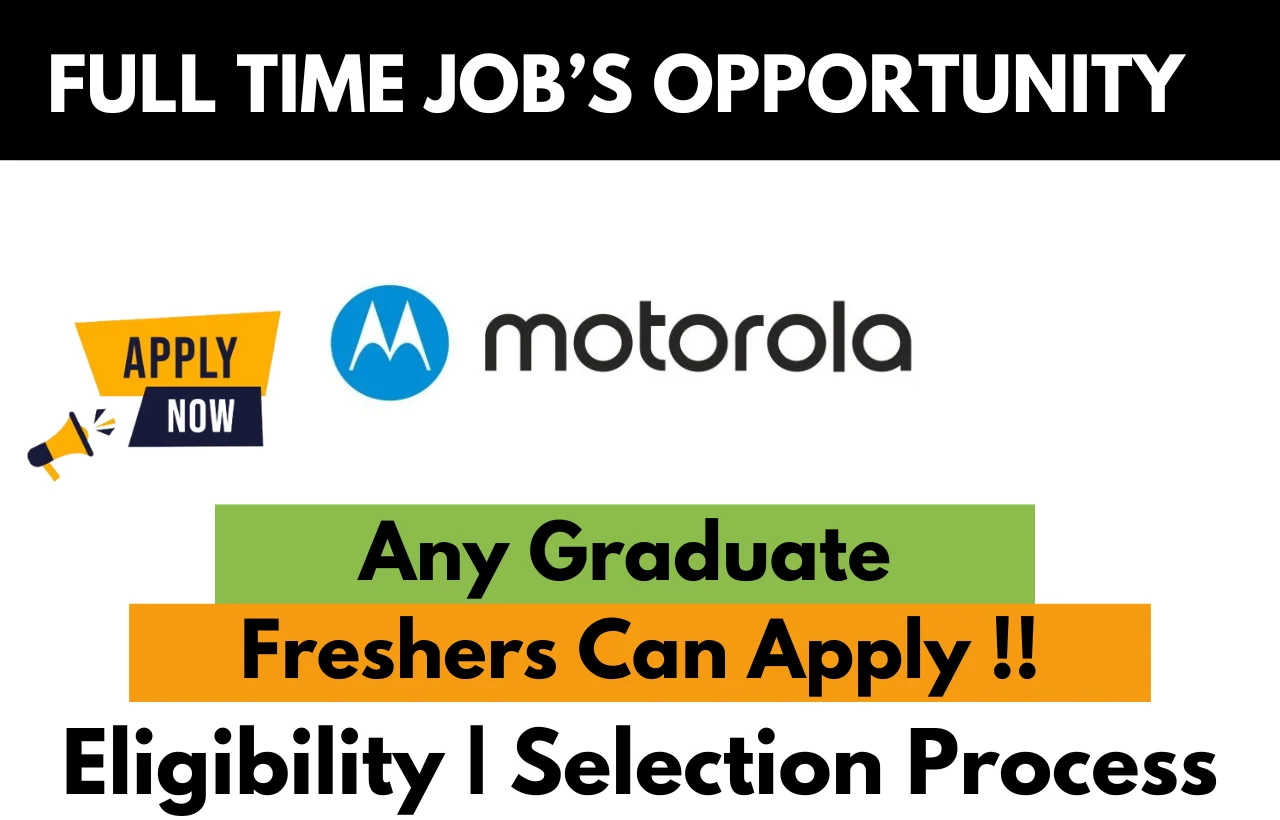 Motorola Solutions Hiring For 2024