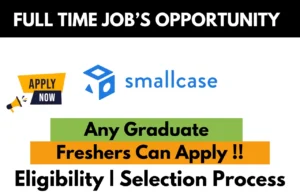 SmallCase Hiring For 2024