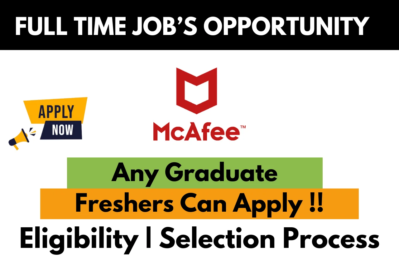 McAfee Hiring For Work From Home