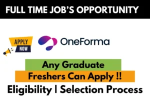 One forma Hiring For Work From Home