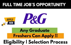 P&G Hiring For 2024