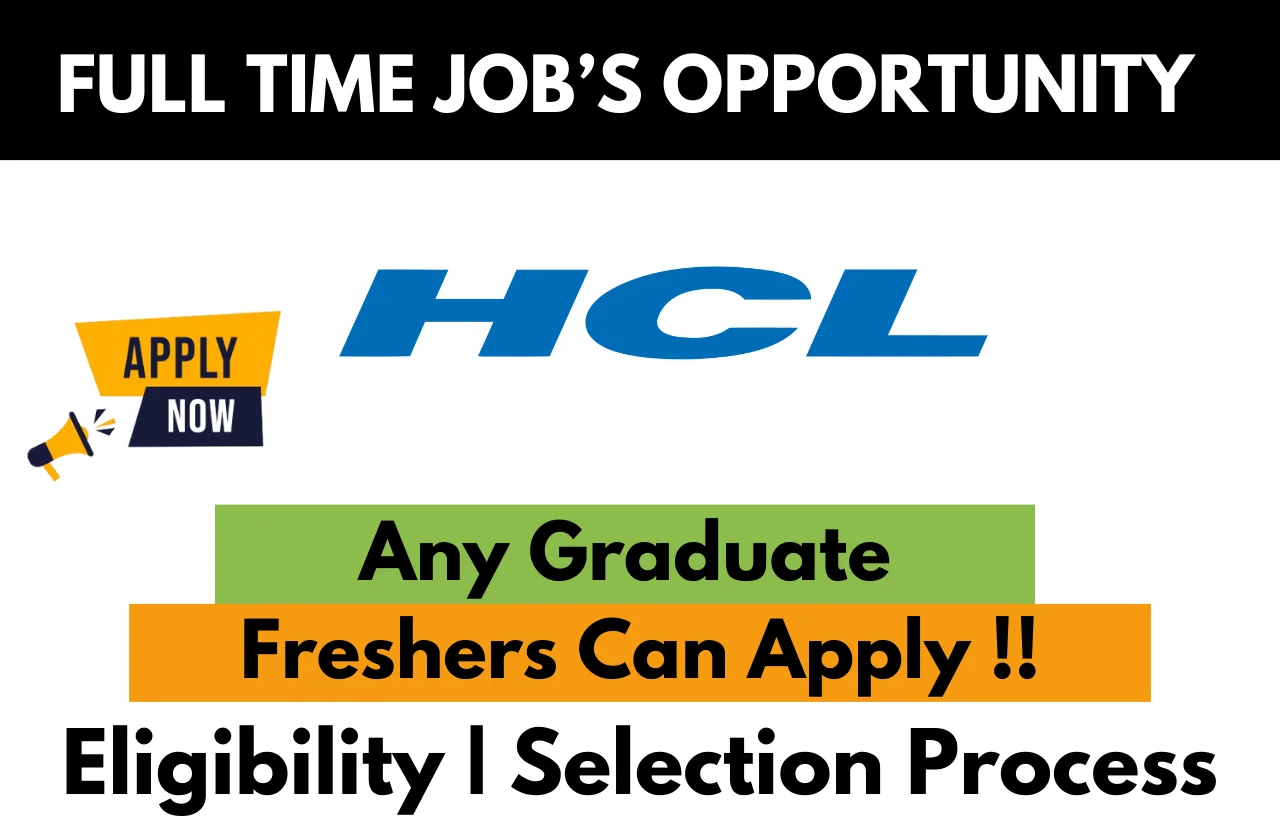 HCL Hiring For 2024