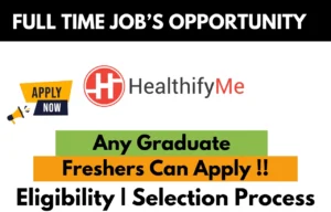 Healthify Hiring For Work From Home