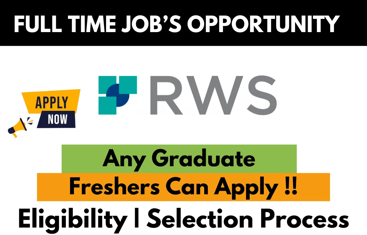 RWS Group Hiring For Work From Home