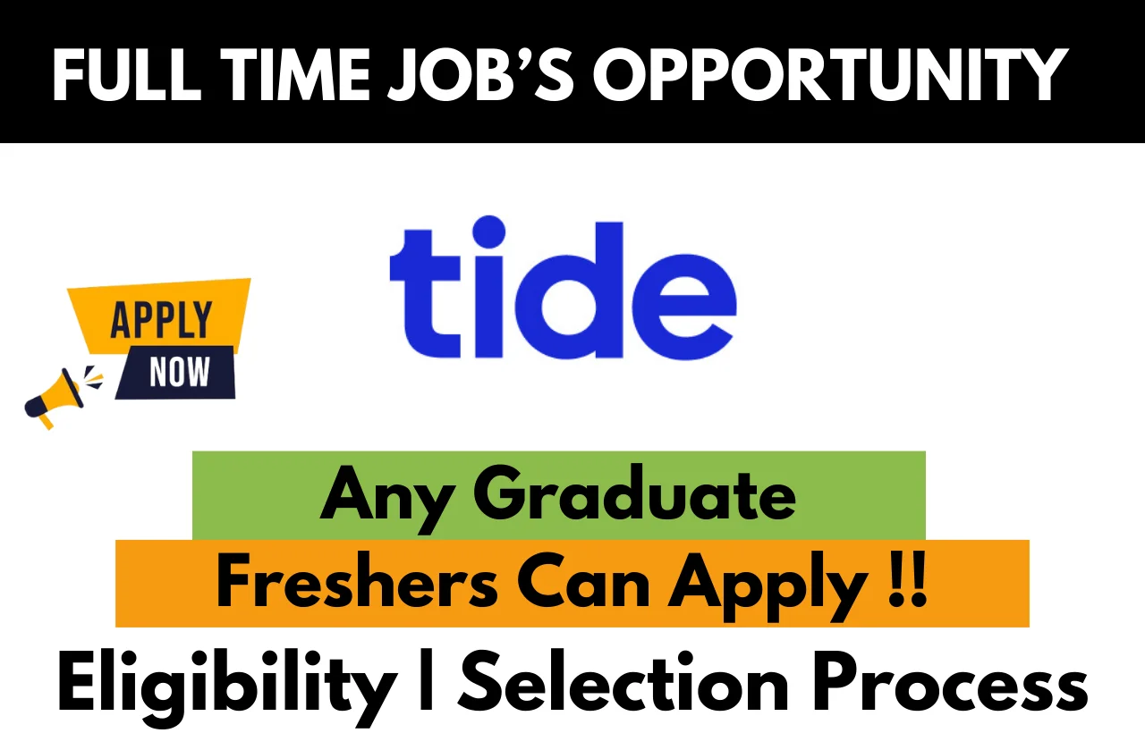 Tide Hiring For Work From Home