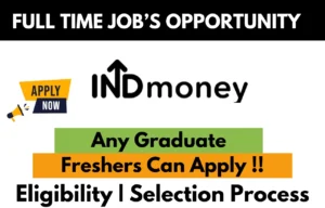 INDmoney Hiring For 2024