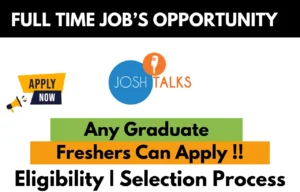 Josh Talks Hiring For 2024