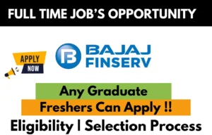 Bajaj Finserv Hiring For 2024