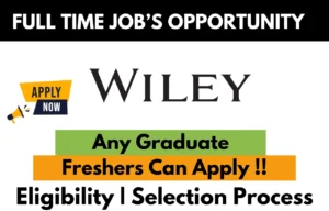 Wiley Hiring For Work From Home