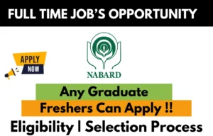 NABARD Recruitment Drive 2024