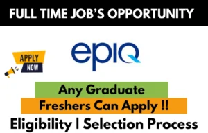 EPIQ Hiring For Freshers