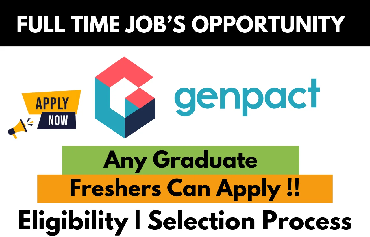 Genpact Hiring For Freshers