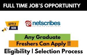 Netscribes Hiring For Any Graduate