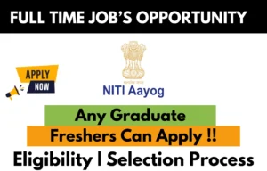 Niti Aayog Winter Internship 2024 