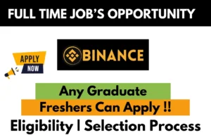 Binance Hiring For Any Graduate