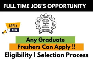 IIT Mandi Recruitment Drive For Any Graduate