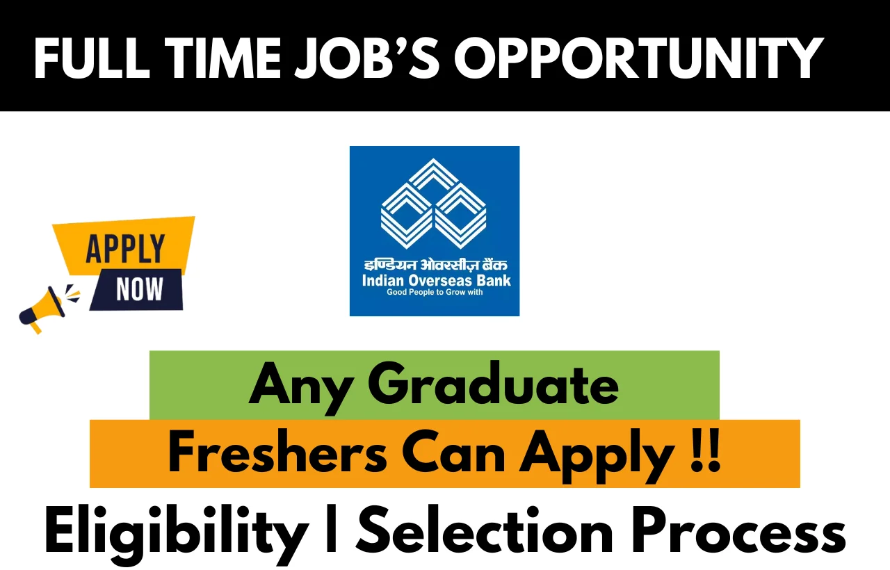 Indian Overseas Bank Recruitment Drive 2025