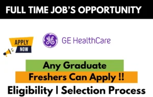 GE HealthCare Recruitment Drive 2025