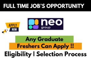Neo Group Recruitment Drive 2025