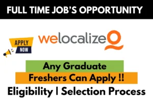 Welocalize Recruitment Drive 2025