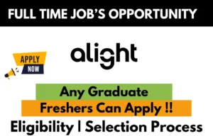 Alight Recruitment Drive 2025