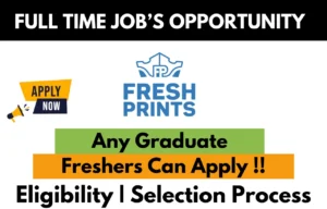 Fresh Prints Recruitment Drive 2025