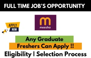 Meesho Recruitment Drive 2025