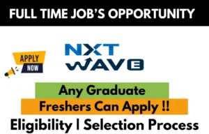 Nxtwave Recruitment Drive 2025