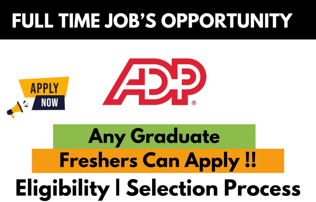 ADP Recruitment Drive 2025