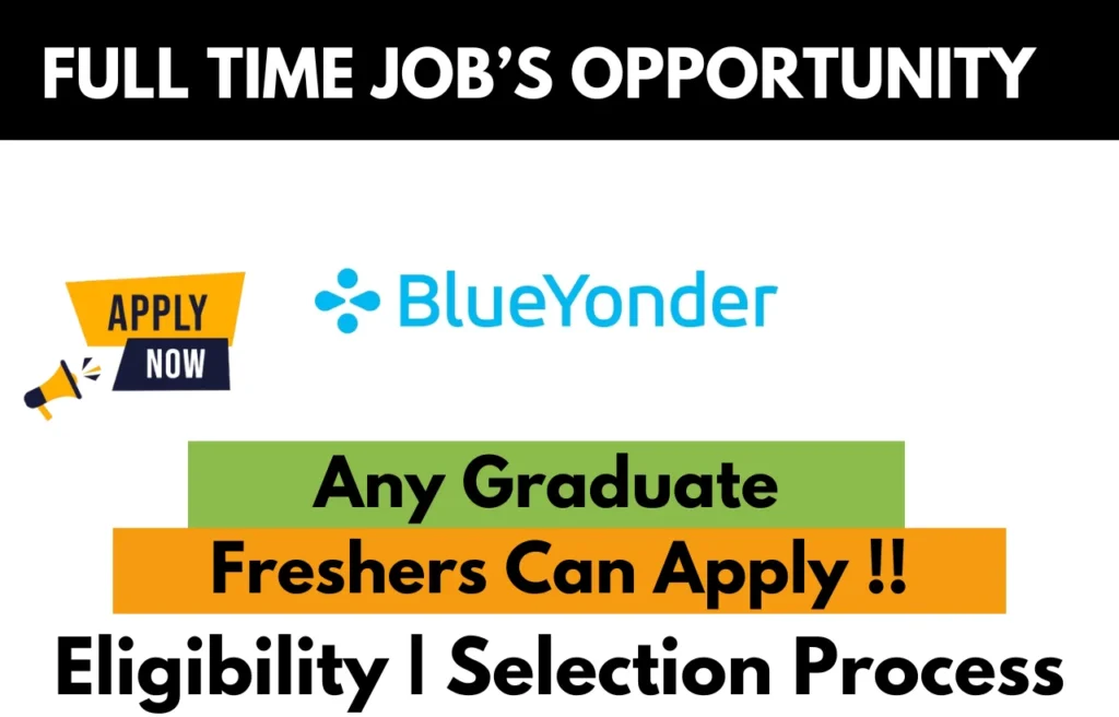 Blue Yonder Recruitment Drive 2025