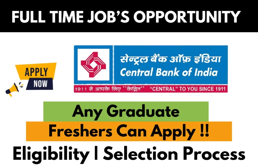 Central Bank of India Recruitment Drive 2025