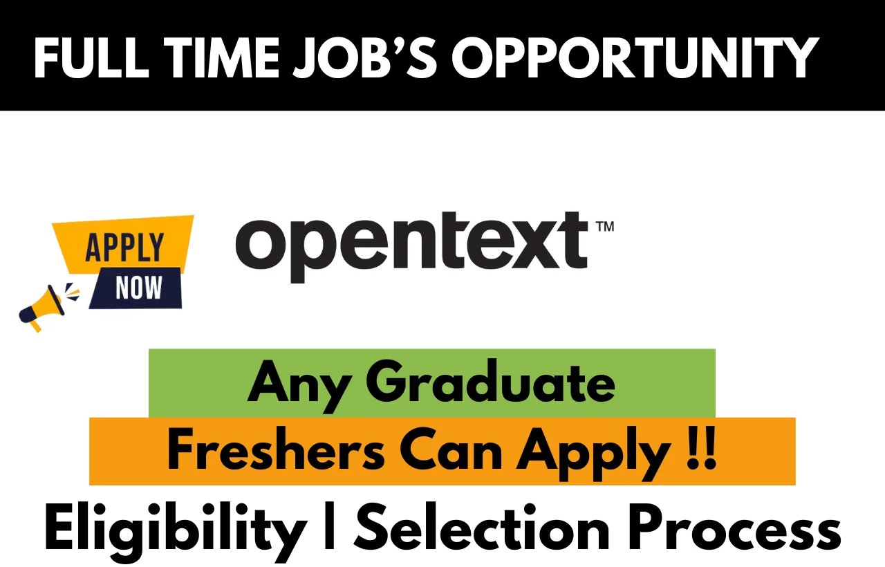 OpenText Recruitment Drive 2025